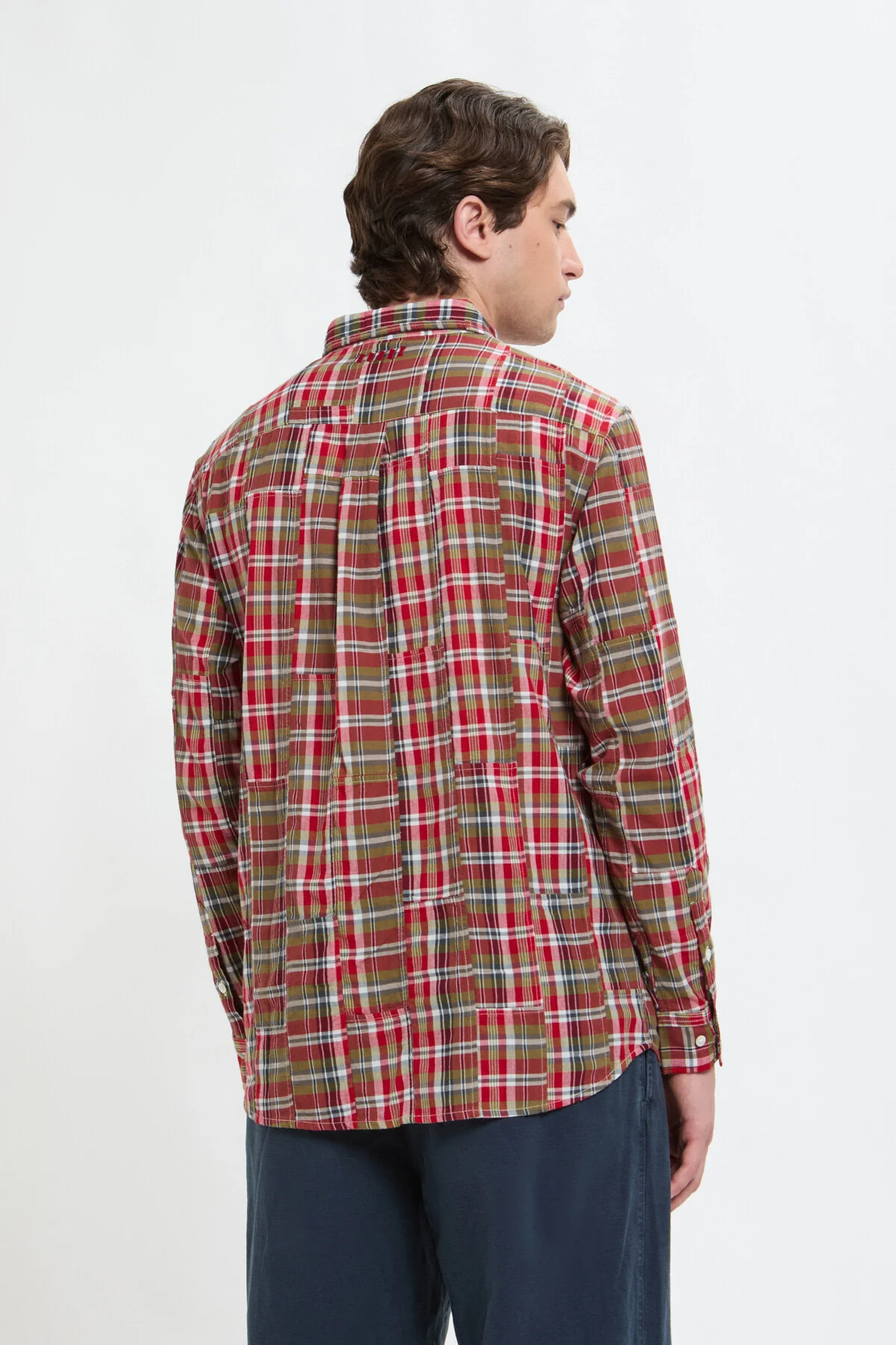 CHECKED BD SHIRT WITH CHEST POCKET - Image 3