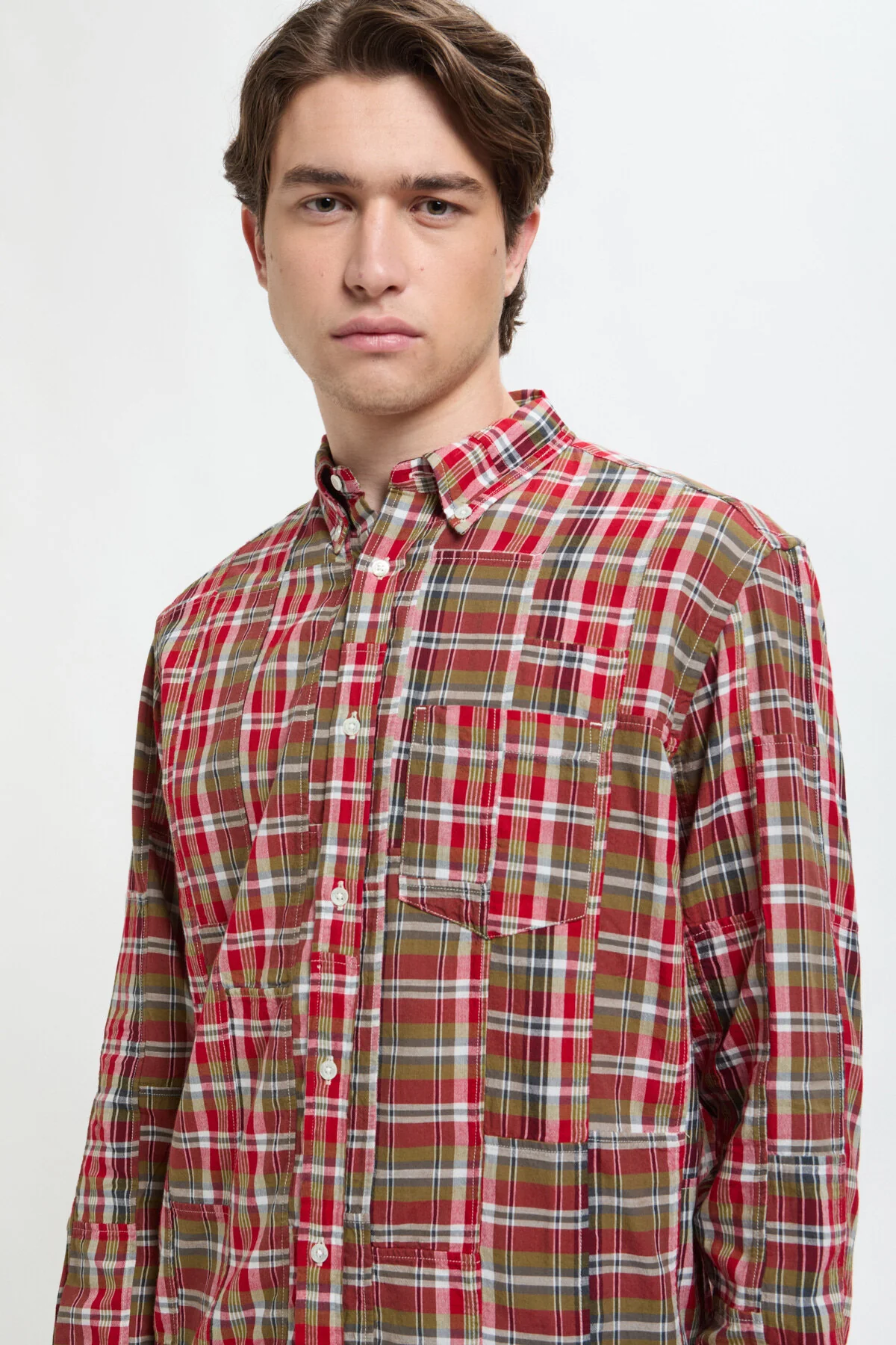 CHECKED BD SHIRT WITH CHEST POCKET - Image 4